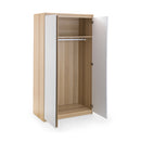 Jupiter 2 Doors Wooden Wardrobe by Lavishway | Wardrobe-20103