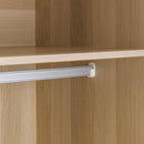 Jupiter 2 Doors Wooden Wardrobe by Lavishway | Wardrobe-20108