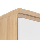 Jupiter 2 Doors Wooden Wardrobe by Lavishway | Wardrobe-20106