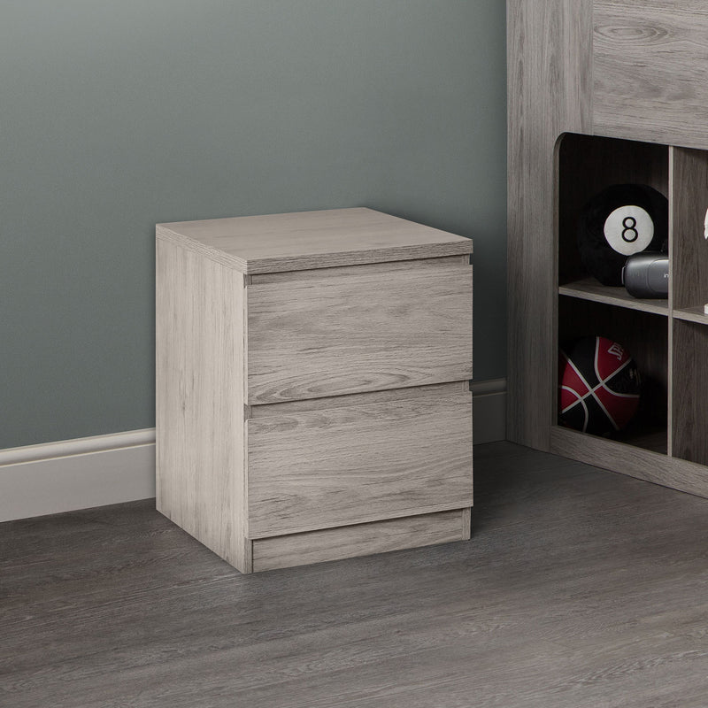 Jupiter 2 Drawers Bedside Table by Lavishway | Bedside Tables-20078