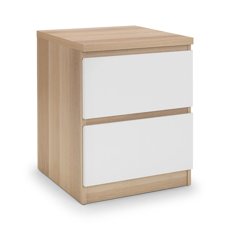 Jupiter 2 Drawers Bedside Table by Lavishway | Bedside Tables-20083