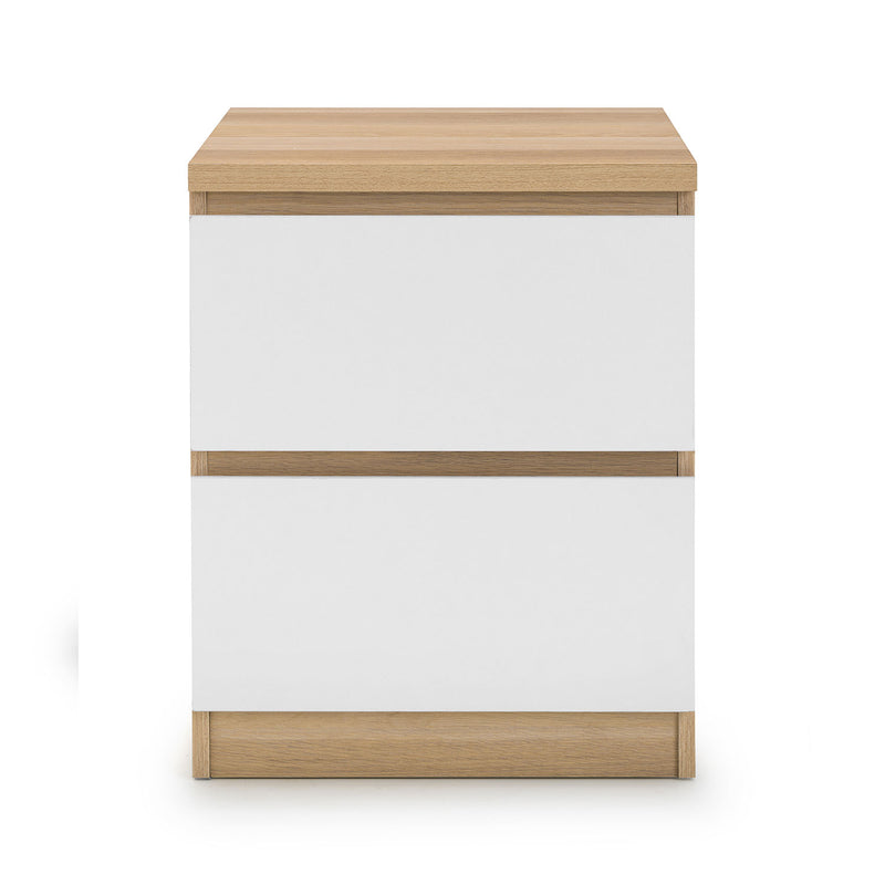 Jupiter 2 Drawers Bedside Table by Lavishway | Bedside Tables-20079