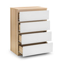 Jupiter 4 Drawers Wooden Chest by Lavishway | Chest Of Drawers-20069