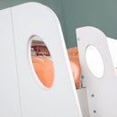 Jupiter 3 Step Ladder Mid Sleeper Bed by Lavishway | Wooden Beds-20053