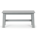 Kobe Rectangular Grey Wooden Bench by Lavishway | Dining Benches-61966