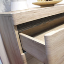 Kensington Grained Oak Finish 5 Drawer Chest by Lavishway | Chest Of Drawers-45242