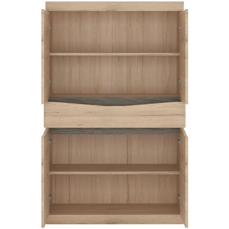 Kensington Grained Oak Finish Cupboard by Lavishway | Cupboards-45272