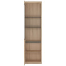 Kensington Oak Left Hand Display Cabinet by Lavishway | Display Cabinets-45305
