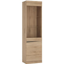 Kensington Oak Right Hand Display Cabinet by Lavishway | Display Cabinets-45298
