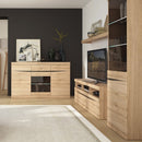 Kensington Grained Oak Finish Wide TV Unit by Lavishway | TV Units Cabinets-45200