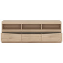 Kensington Grained Oak Finish Wide TV Unit by Lavishway | TV Units Cabinets-45199