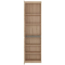 Kensington Oak Tall Narrow Cupboard by Lavishway | Cupboards-45285