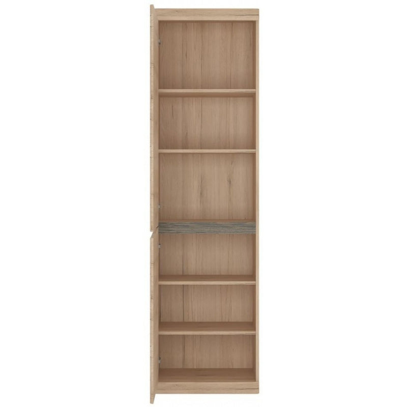 Kensington Oak Tall Narrow Cupboard by Lavishway | Cupboards-45285