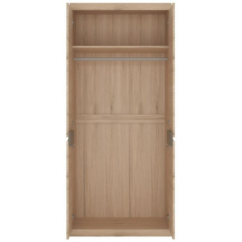 Kensington Oak Tall Wide Cupboard by Lavishway | Cupboards-45278
