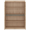 Kensington Oak Tall 4 Door Cabinet by Lavishway | Cupboards-45258