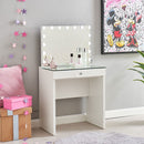 Kids Hollywood White Vanity Station by Lavishway | Dressing Tables-25029