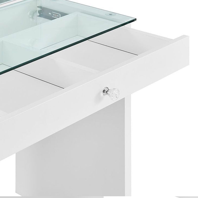 Kids Hollywood White Vanity Station by Lavishway | Dressing Tables-25034