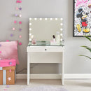 Kids Hollywood White Vanity Station by Lavishway | Dressing Tables-25030