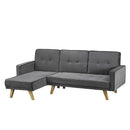 Kitson Right Hand Velvet Corner Sofa Bed by Lavishway | Velvet Sofa-28485