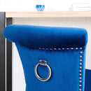 Knocker Fabric & Velvet Breakfast Bar Stool by Lavishway | Bar Stools-25016