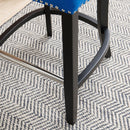 Knocker Fabric & Velvet Breakfast Bar Stool by Lavishway | Bar Stools-25014