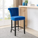 Knocker Fabric & Velvet Breakfast Bar Stool by Lavishway | Bar Stools-24993