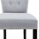 Knocker Fabric & Velvet Breakfast Bar Stool by Lavishway | Bar Stools-25004