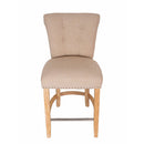 Knocker Fabric & Velvet Breakfast Bar Stool by Lavishway | Bar Stools-25000