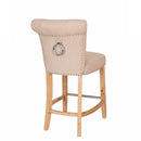 Knocker Fabric & Velvet Breakfast Bar Stool by Lavishway | Bar Stools-24997