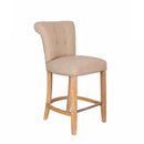 Knocker Fabric & Velvet Breakfast Bar Stool by Lavishway | Bar Stools-24995