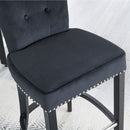 Knocker Fabric & Velvet Breakfast Bar Stool by Lavishway | Bar Stools-25023