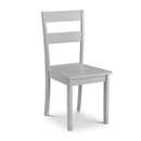 Kobe Grey Compact Wooden Dining Chair by Lavishway | Dining Chairs-61960