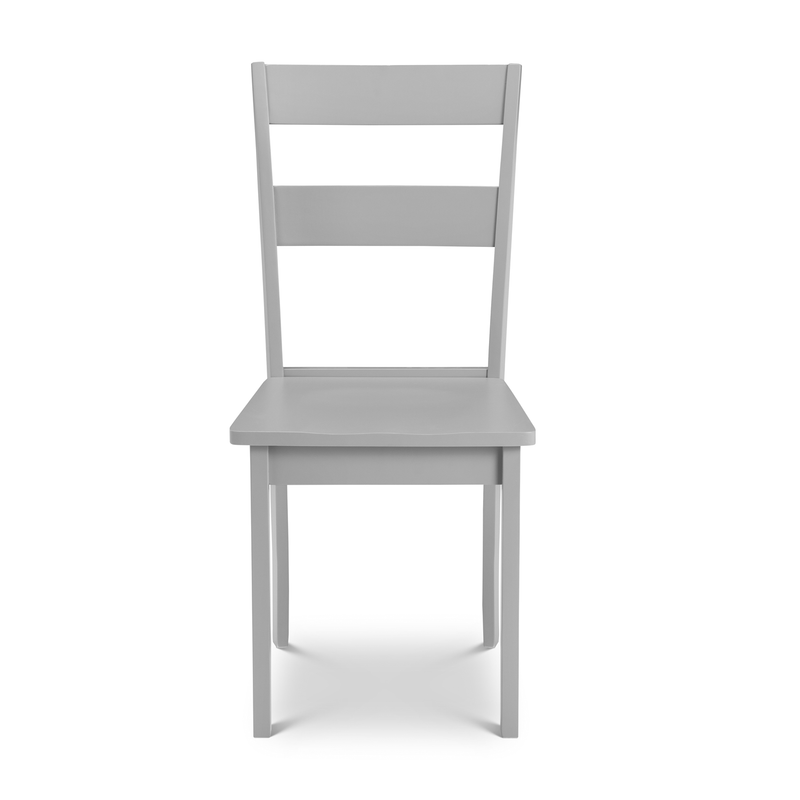 Kobe Grey Compact Wooden Dining Chair by Lavishway | Dining Chairs-61961