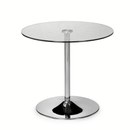 Kudos Round Glass Top Pedestal Table by Lavishway | Dining Tables-61958