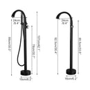 LED Floor Standing Bathroom Tap by Lavishway | Bathtub Faucets-49656