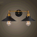 LED Black Metal Vintage Pendent Light by Lavishway | Wall Lamps-50293