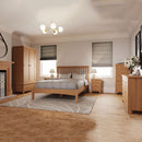 Guildford Solid Oak 3 Doors Long Sideboard by Lavishway | Hallway Cabinets-32110