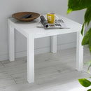 Monroe Puro White Gloss Small Dining Table by Lavishway | Dining Tables-33641