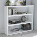 Puro White High Gloss Bookcase by Lavishway | Book Shelves and Cabinets-34100