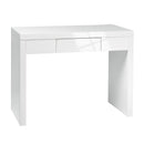 Puro White High Gloss Dressing Table by Lavishway | Dressing Tables-32952