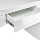 Puro White High Gloss Dressing Table by Lavishway | Dressing Tables-32953