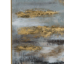 Abstraction Glass Gold Frame Wall Art by Lavishway | Art Gallery-51278