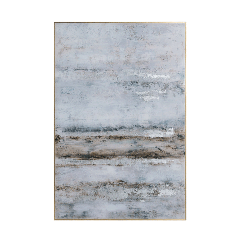 Abstraction Glass Silver Frame Wall Art by Lavishway | Art Gallery-51272