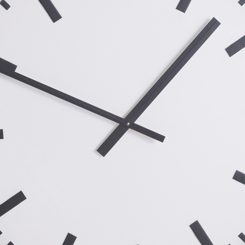 Victoria Large Black Station Clock by Lavishway | Wall Clocks-51588