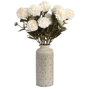 Nero Unique White Ceramic Vase by Lavishway | Vases-50943