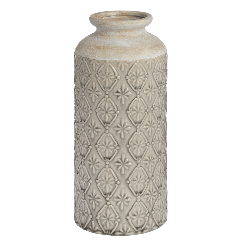 Nero Unique White Ceramic Vase by Lavishway | Vases-50945