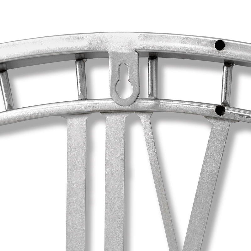 Victoria Nickel Skeleton Wall Clock by Lavishway | Wall Clocks-51567