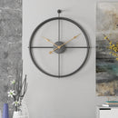 European Metal Vintage Wall Clock by Lavishway | Wall Clocks-50762