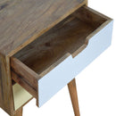 Lavender 2 Drawers Nordic Style Bedside by Lavishway | Bedside Tables-58573