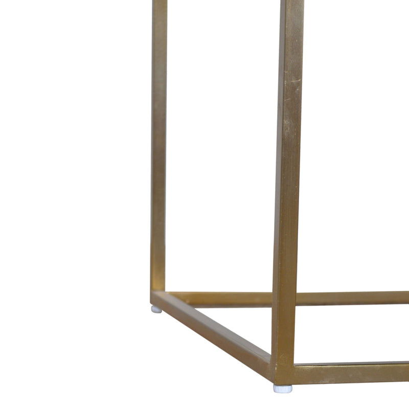 Lavender Gold Base Velvet Footstool by Lavishway | Footstool-58441